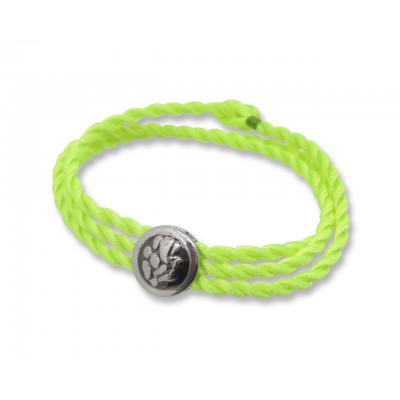 Ganesh Bracelet Cum Pendant in Silver on Size Adjustable Nylon Thread
